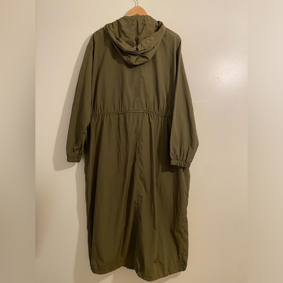 H&M olive green light long jacket. Size Xs / S - Picture 6 of 14